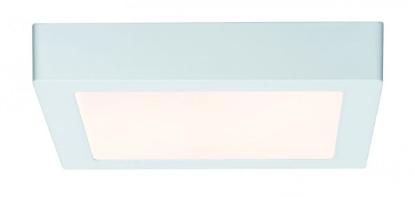 Paulmann WallCeiling Lunar LED-Panel 220x220mm 12,5W 230V Weiß matt Alu