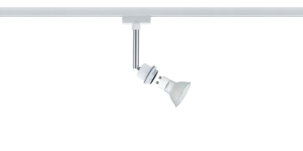 Gebraucht ( Muster) Paulmann URail Schienensystem DecoSystems LED Spot 1x3,5W GZ10 230V Weiß Metall