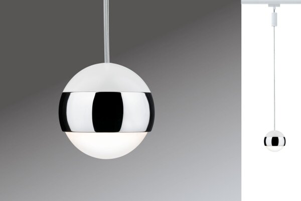 Paulmann URail Schienensystem LED Pendel Capsule 1x4,5W Weiß 230V Metall
