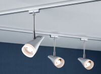 Paulmann URail Schienensystems LED Spot Drive 1x5,4W Chrom matt/Chrom 230V Metall/Kunststoff