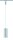 Paulmann URail LED Pendel Barrel 6W 9VA 350mA Chrom matt/Alu eloxiert Metall