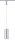Paulmann URail LED Pendel Barrel 6W 9VA 350mA Chrom matt/Alu eloxiert Metall