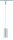 Paulmann URail LED Pendel Barrel 6W 9VA 350mA Chrom matt/Alu eloxiert Metall