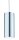 Paulmann URail LED Pendel Barrel 6W 9VA 350mA Chrom matt/Alu eloxiert Metall