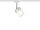 Paulmann URail Schienensystem Spot Blossom max. 1x25W G9 Weiß/Klar/Satin 230V Metall/Glas