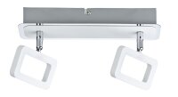Paulmann Spotlight Frame 2x4,5W Weiß matt/Chrom 230V Metall