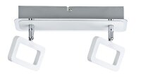 Paulmann Spotlight Frame 2x4,5W Weiß matt/Chrom 230V Metall