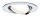Paulmann Premium Einbauleuchten Set Coin Slim dimmbar rund schwenkbar LED 3x6,8W 2700K 230V 51mm Chrom/Alu