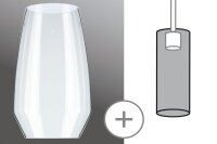 Paulmann URail 2Easy Glas Vento Klar Glas