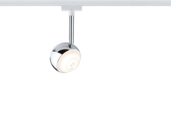 Paulmann URail Schienensystem LED Spot Capsule II 1x6W Weiß/Chrom 230V Metall dimmbar