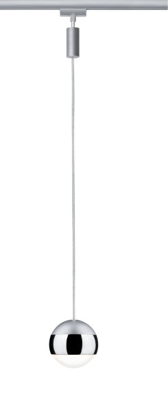Paulmann URail Schienensystem LED Pendel Capsule II 1x6W Chrom matt/Chrom 230V Metall dimmbar