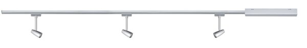 Paulmann URail Schienensystem Set Barelli max 3x10W GU10 Chrom matt/Chrom 230V Metall 1m