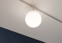 Paulmann URail Ceiling Globe Small max. 1x10W E14 Weiß/Opal 230V Metall/Glas dimmbar