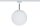 Paulmann URail Ceiling Globe Small max. 1x10W E14 Weiß/Opal 230V Metall/Glas dimmbar