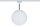 Paulmann URail Ceiling Globe Small max. 1x10W E14 Weiß/Opal 230V Metall/Glas dimmbar