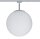 Paulmann URail Ceiling Globe Big max. 1x20W E27 Chrom matt/Opal 230V Metall/Glas dimmbar