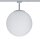 Paulmann URail Ceiling Globe Big max. 1x20W E27 Chrom matt/Opal 230V Metall/Glas dimmbar