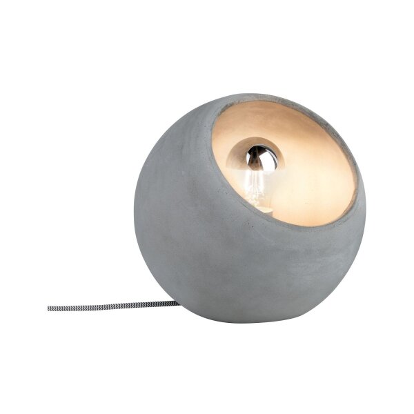 Paulmann Neordic Ingram Tischleuchte max.1x20W E27 Grau 230V Beton