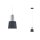 Paulmann Neordic Haldar Pendelleuchte max.1x20W E14 Dunkelgrau/Chrom matt 230V Metall