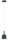 Paulmann Neordic Haldar Pendelleuchte max.1x20W E14 Dunkelgrau/Chrom matt 230V Metall