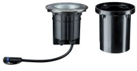Paulmann Outd Plug & Shine Boden Einbauleuchten IP67 609 lumen 3000K 6W 24V 20° schwenkbar 20° Si Metall