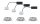 Paulmann Premium Einbauleuchten Set Reflector Coin rund schwenkbar dimmbar LED 3x6,8W 230V Eisen gebürstet/Alu