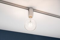 Paulmann URail Ceiling Socket max 1x20W E27 Chrom 230V Metall/Kunststoff