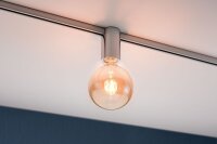 Paulmann URail Ceiling Socket max 1x20W E27 Chrom 230V Metall/Kunststoff