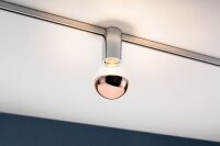 Paulmann URail Ceiling Socket max 1x20W E27 Chrom 230V Metall/Kunststoff