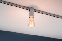 Paulmann URail Ceiling Socket max 1x20W E27 Chrom 230V Metall/Kunststoff