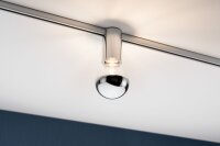 Paulmann URail Ceiling Socket max 1x20W E27 Chrom 230V Metall/Kunststoff