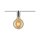 Paulmann URail Ceiling Socket max 1x20W E27 Chrom 230V Metall/Kunststoff