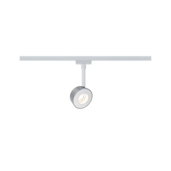 Paulmann URail Schienensystems Spot Pellet 1x4W Weiß/Chrom matt 230V dimmbar Metall/Kunststoff