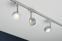 Paulmann URail Schienensystems Spot Pellet 1x4W Weiß/Chrom matt 230V dimmbar Metall/Kunststoff