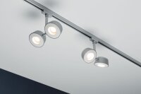 Paulmann URail Schienensystems Spot Pellet 1x4W Weiß/Chrom matt 230V dimmbar Metall/Kunststoff