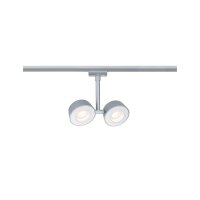 Paulmann URail Schienensystems Spot Pellet 1x4W Weiß/Chrom matt 230V dimmbar Metall/Kunststoff