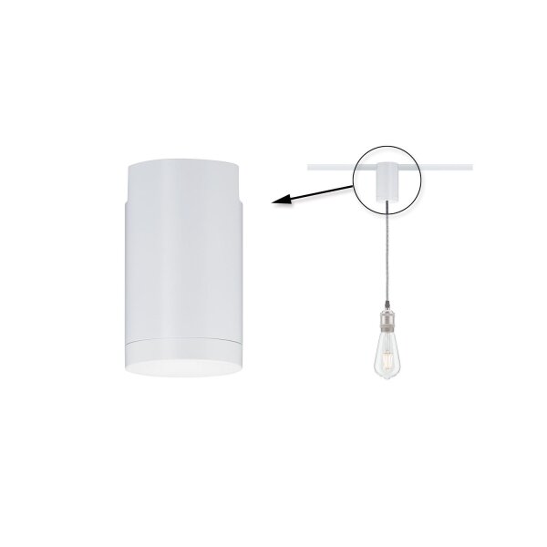 Paulmann URail Universal Pendel Adapter Weiß 230V Metall/Kunststoff