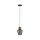 Paulmann Neordic Edla Pendelleuchte max1x20W E27 Rauchglas/Kork/Schwarz 230V