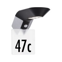 Paulmann Aussenleuchte Solar Wandleuchte Soley IP44 3000K 100 lumen Bewegungsmelder Anthrazit