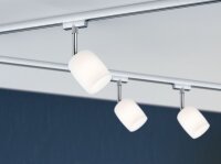 Paulmann URail Schienensystem Set Blossom 4x max.10W G9 Chrom matt/Chrom/Satin 230V Metall/Kunststoff