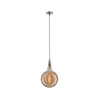 Neordic Eldar Pendelleuchte max1x20W E27 Grau/Nickel geb...