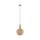 Neordic Eldar Pendelleuchte max1x20W E27 Grau/Nickel geb 230V Metall