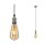 Neordic Eldar Pendelleuchte max1x20W E27 Grau/Nickel geb 230V Metall