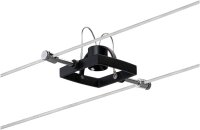 Wire System Set MacII max 5x10W GU5,3 schwarz matt 230/12V Metall Kunststoff