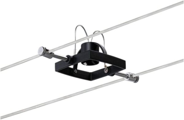 Paulmann 94291 Seilsystem Spot Mac II Metall Kunststoff Schwarz Matt 10W GU5,3