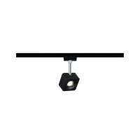 96923 URail Spot Cube 1x8W Schwarz matt Chrom 230V...