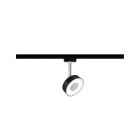 URail Spot Circle 1x5W schwarz matt/ Chrom 230V...