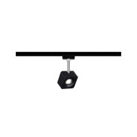 URail Spot Cube 1x8W schwarz matt/chrom 230V Metall 4000K...