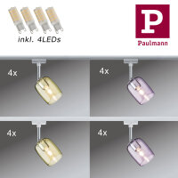 4er Set  Paulmann URail Schienensystem Spot Blossom inkl...