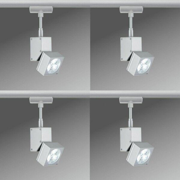 Paulmann URail Schienensystem Light&Easy Spot LEDmanz1 1x3W Chrom matt 230V Metall